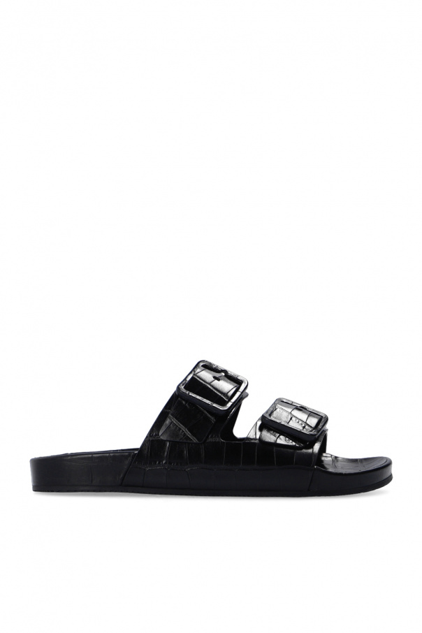 Balenciaga ‘Mallorca’ leather slides